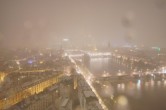 Archived image Webcam Panoramic View over to the Skyline of Frankfurt 23:00