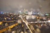 Archived image Webcam Panoramic View over to the Skyline of Frankfurt 01:00