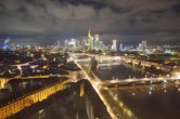 Archived image Webcam Panoramic View over to the Skyline of Frankfurt 01:00