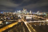 Archiv Foto Webcam Panoramablick auf die Skyline Frankfurt 19:00