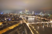 Archived image Webcam Panoramic View over to the Skyline of Frankfurt 01:00