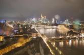 Archived image Webcam Panoramic View over to the Skyline of Frankfurt 03:00