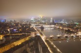 Archived image Webcam Panoramic View over to the Skyline of Frankfurt 01:00