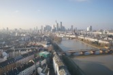 Archived image Webcam Panoramic View over to the Skyline of Frankfurt 13:00