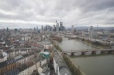 Archived image Webcam Panoramic View over to the Skyline of Frankfurt 13:00