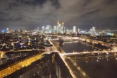 Archiv Foto Webcam Panoramablick auf die Skyline Frankfurt 19:00