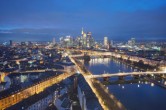 Archived image Webcam Panoramic View over to the Skyline of Frankfurt 17:00