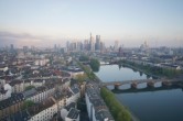 Archiv Foto Webcam Panoramablick auf die Skyline Frankfurt 06:00