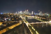 Archiv Foto Webcam Panoramablick auf die Skyline Frankfurt 23:00