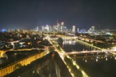 Archiv Foto Webcam Panoramablick auf die Skyline Frankfurt 01:00