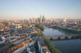Archiv Foto Webcam Panoramablick auf die Skyline Frankfurt 05:00