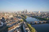 Archiv Foto Webcam Panoramablick auf die Skyline Frankfurt 06:00