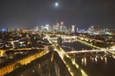 Archiv Foto Webcam Panoramablick auf die Skyline Frankfurt 23:00