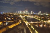 Archiv Foto Webcam Panoramablick auf die Skyline Frankfurt 01:00