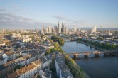 Archiv Foto Webcam Panoramablick auf die Skyline Frankfurt 05:00