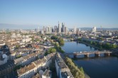 Archiv Foto Webcam Panoramablick auf die Skyline Frankfurt 06:00