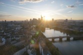 Archiv Foto Webcam Panoramablick auf die Skyline Frankfurt 19:00