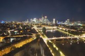 Archiv Foto Webcam Panoramablick auf die Skyline Frankfurt 23:00