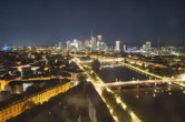 Archiv Foto Webcam Panoramablick auf die Skyline Frankfurt 01:00