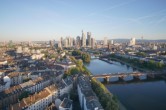 Archiv Foto Webcam Panoramablick auf die Skyline Frankfurt 05:00
