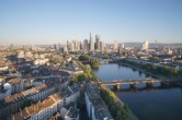 Archiv Foto Webcam Panoramablick auf die Skyline Frankfurt 05:00