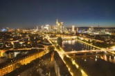 Archiv Foto Webcam Panoramablick auf die Skyline Frankfurt 21:00
