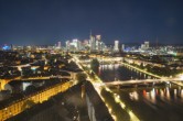 Archiv Foto Webcam Panoramablick auf die Skyline Frankfurt 23:00