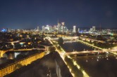 Archiv Foto Webcam Panoramablick auf die Skyline Frankfurt 01:00