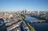 Archiv Foto Webcam Panoramablick auf die Skyline Frankfurt 06:00