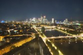 Archiv Foto Webcam Panoramablick auf die Skyline Frankfurt 23:00