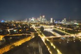 Archiv Foto Webcam Panoramablick auf die Skyline Frankfurt 01:00