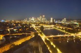 Archiv Foto Webcam Panoramablick auf die Skyline Frankfurt 03:00