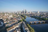 Archiv Foto Webcam Panoramablick auf die Skyline Frankfurt 06:00