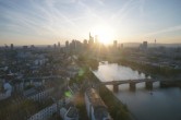 Archiv Foto Webcam Panoramablick auf die Skyline Frankfurt 19:00