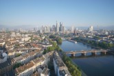 Archived image Webcam Panoramic View over to the Skyline of Frankfurt 06:00