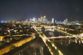 Archiv Foto Webcam Panoramablick auf die Skyline Frankfurt 23:00