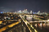 Archiv Foto Webcam Panoramablick auf die Skyline Frankfurt 23:00