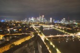 Archiv Foto Webcam Panoramablick auf die Skyline Frankfurt 01:00