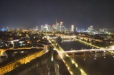 Archiv Foto Webcam Panoramablick auf die Skyline Frankfurt 01:00