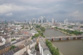 Archived image Webcam Panoramic View over to the Skyline of Frankfurt 13:00