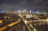 Archiv Foto Webcam Panoramablick auf die Skyline Frankfurt 01:00