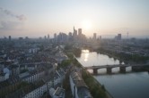 Archiv Foto Webcam Panoramablick auf die Skyline Frankfurt 19:00