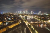 Archiv Foto Webcam Panoramablick auf die Skyline Frankfurt 23:00