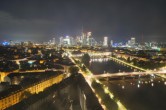 Archiv Foto Webcam Panoramablick auf die Skyline Frankfurt 01:00