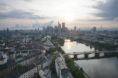 Archiv Foto Webcam Panoramablick auf die Skyline Frankfurt 19:00