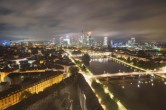 Archived image Webcam Panoramic View over to the Skyline of Frankfurt 01:00