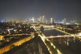 Archiv Foto Webcam Panoramablick auf die Skyline Frankfurt 01:00