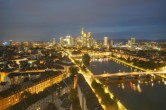 Archiv Foto Webcam Panoramablick auf die Skyline Frankfurt 21:00