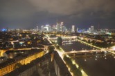 Archived image Webcam Panoramic View over to the Skyline of Frankfurt 23:00