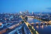Archived image Webcam Panoramic View over to the Skyline of Frankfurt 03:00